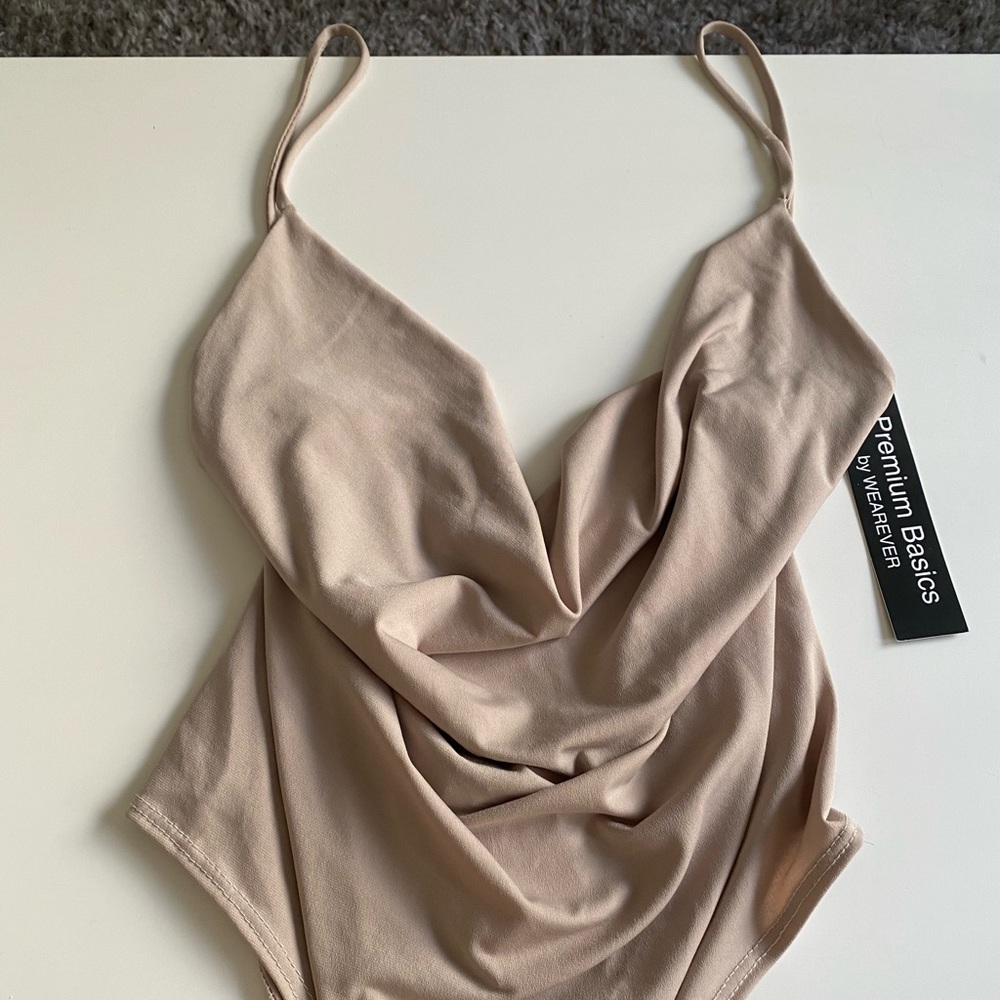Tan bodysuit brown